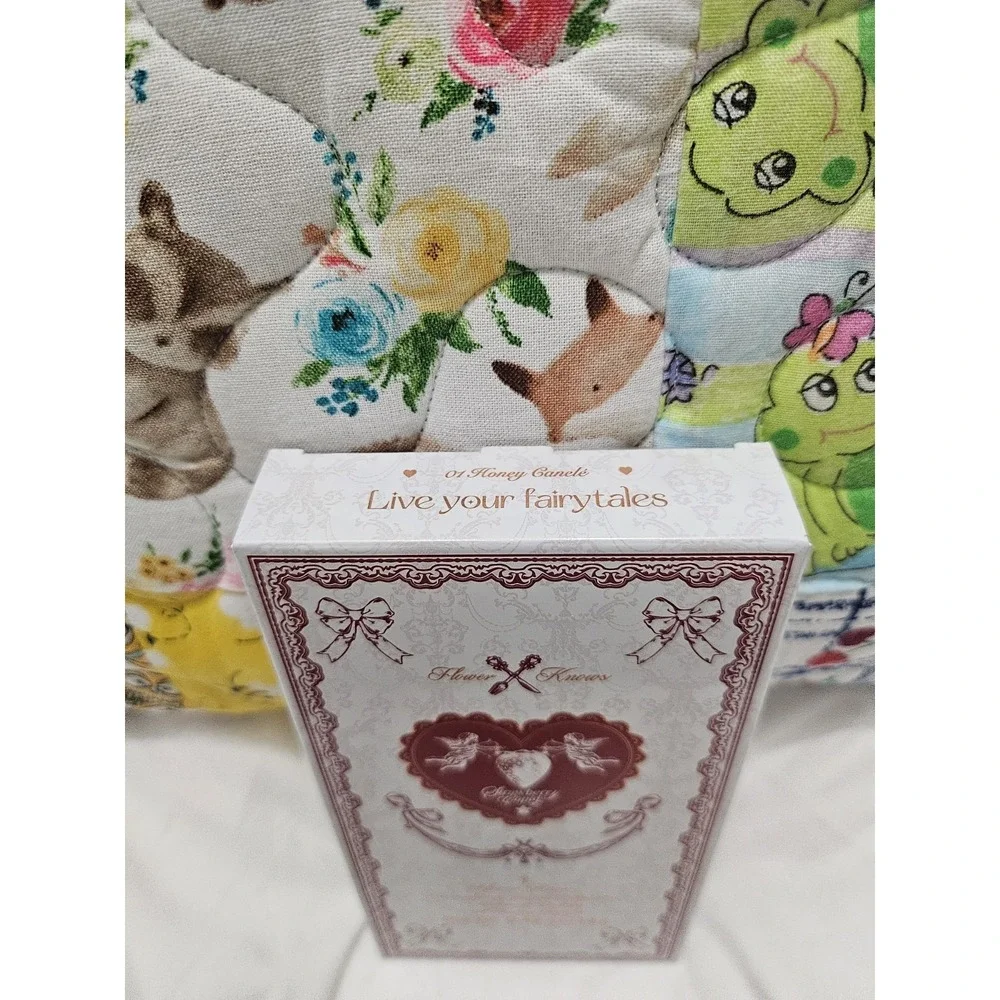 Flower Knows Strawberry Cupid Makeup Palette 01 Honey Canelé Eyeshadow New